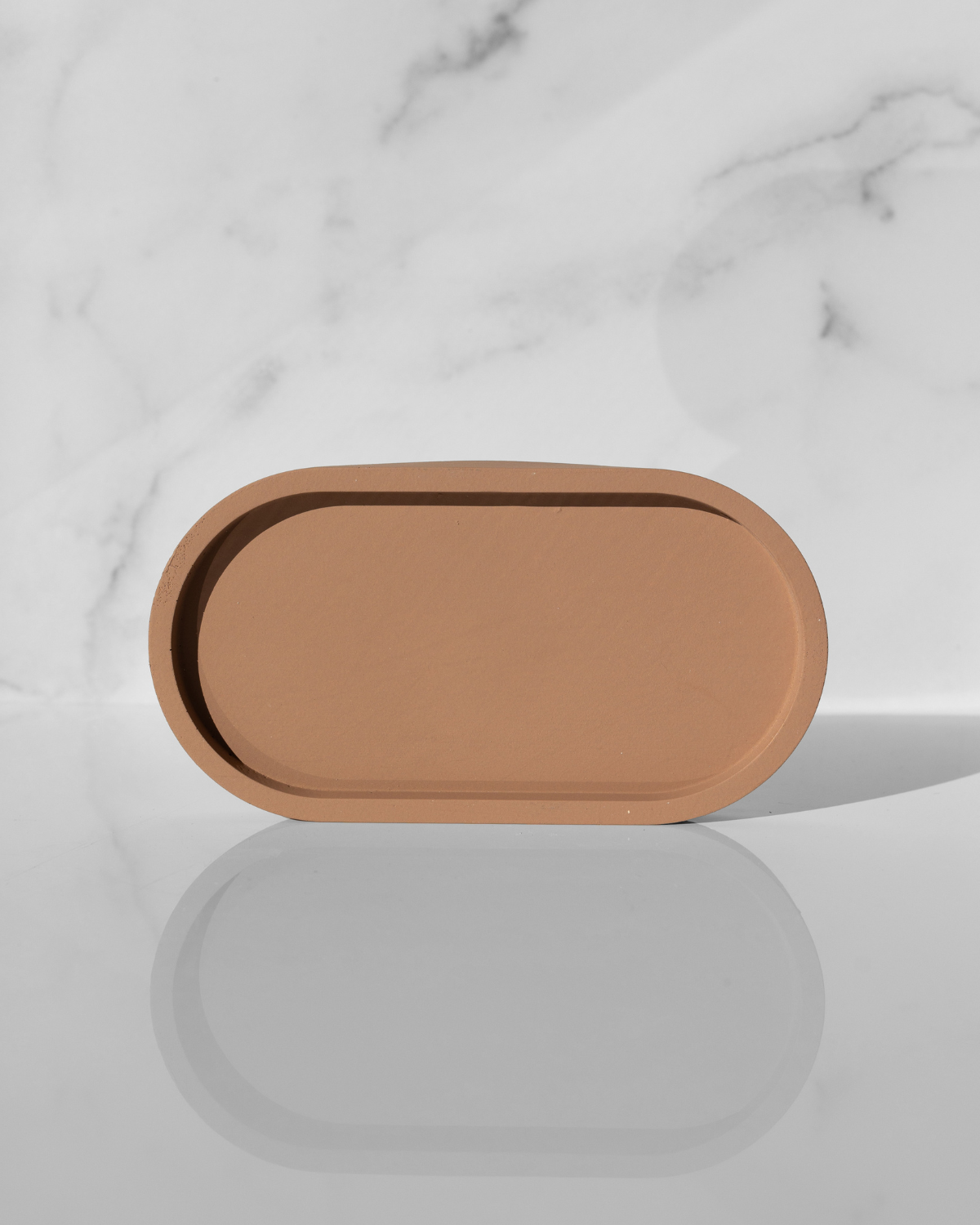 Concrete Oval Tray