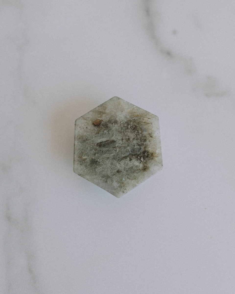 Labradorite White Phone Grip