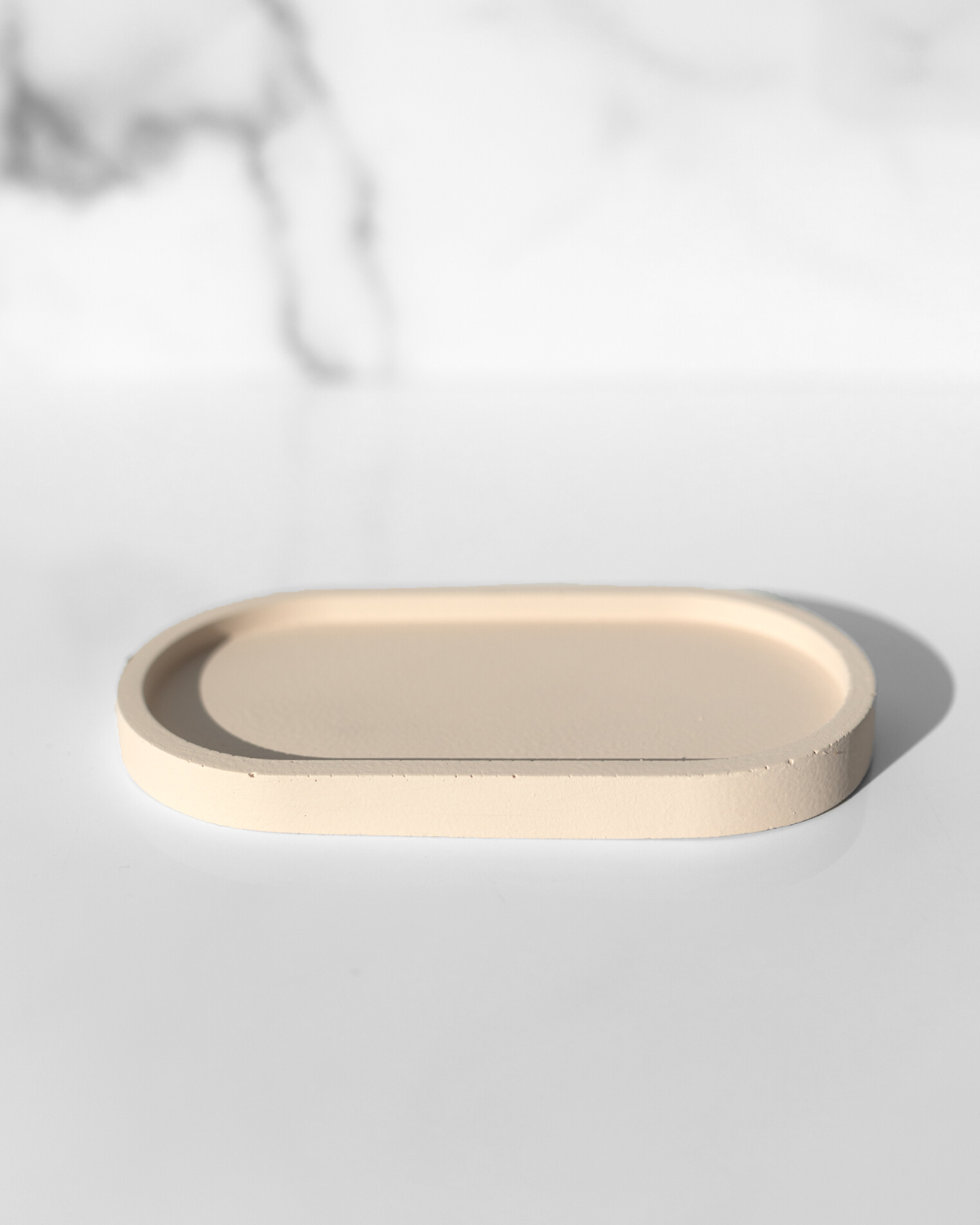 Concrete Oval Tray