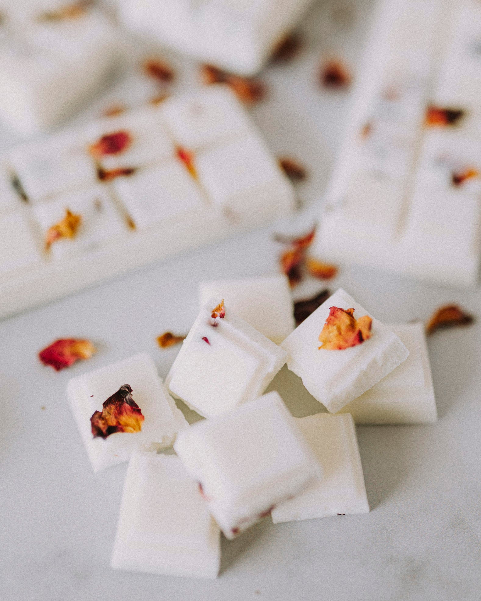 Rose Petal Wax Melt Snap Bars