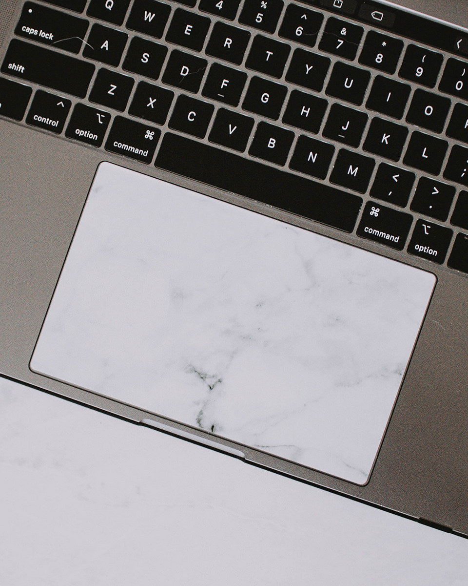 White Marble Vinyl TrackPad