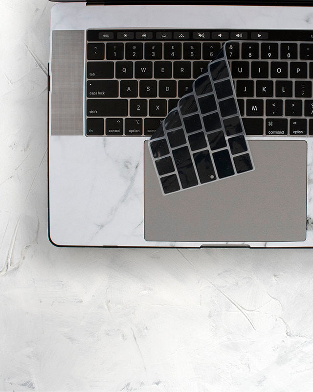 Black and White Marble Macbook Case