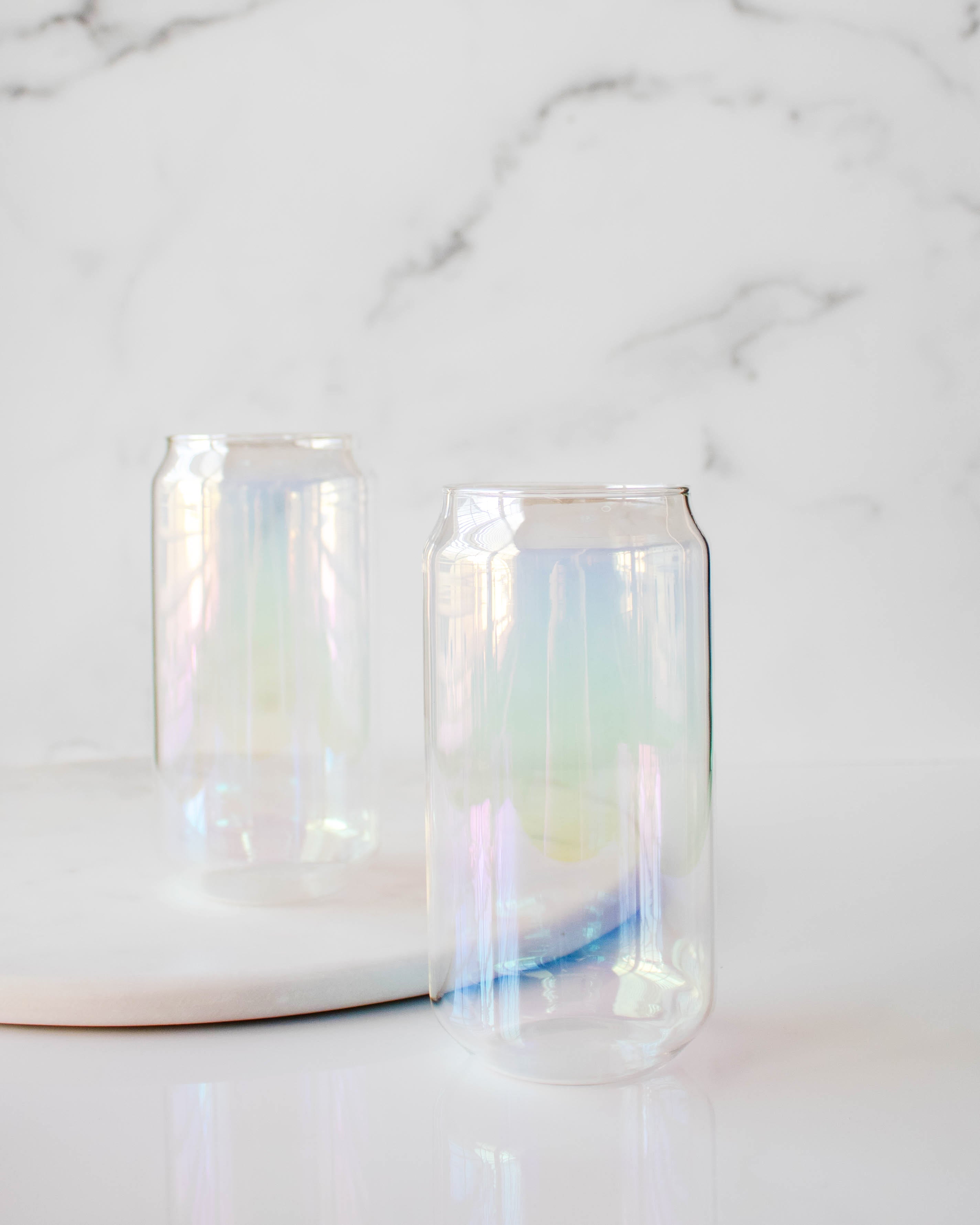 Unicorn Rainbow Can Glass + Carafe