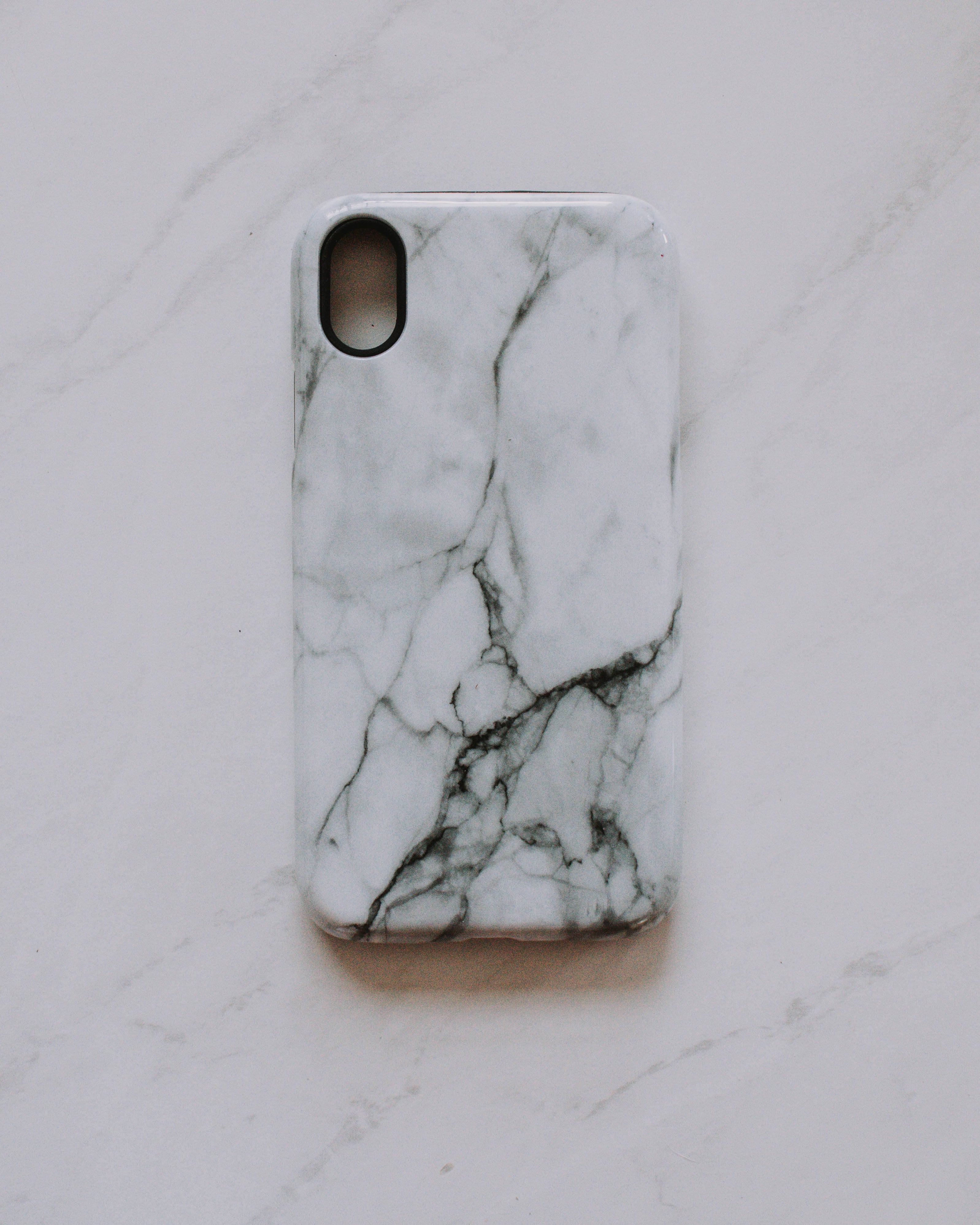 White Marble Phone Case