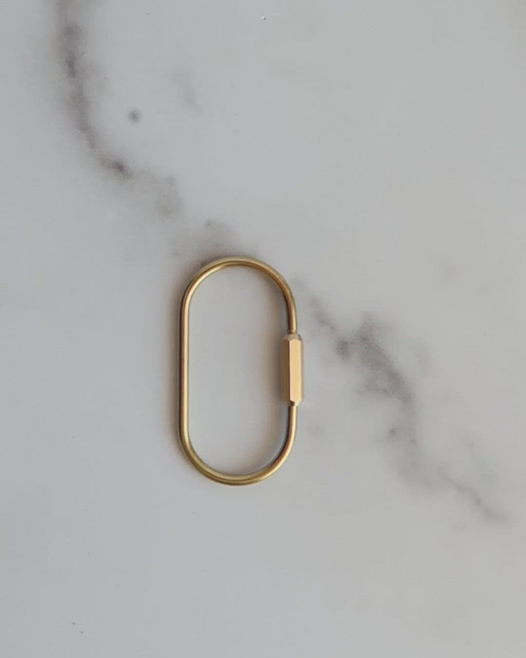 Gold Hook Keyring