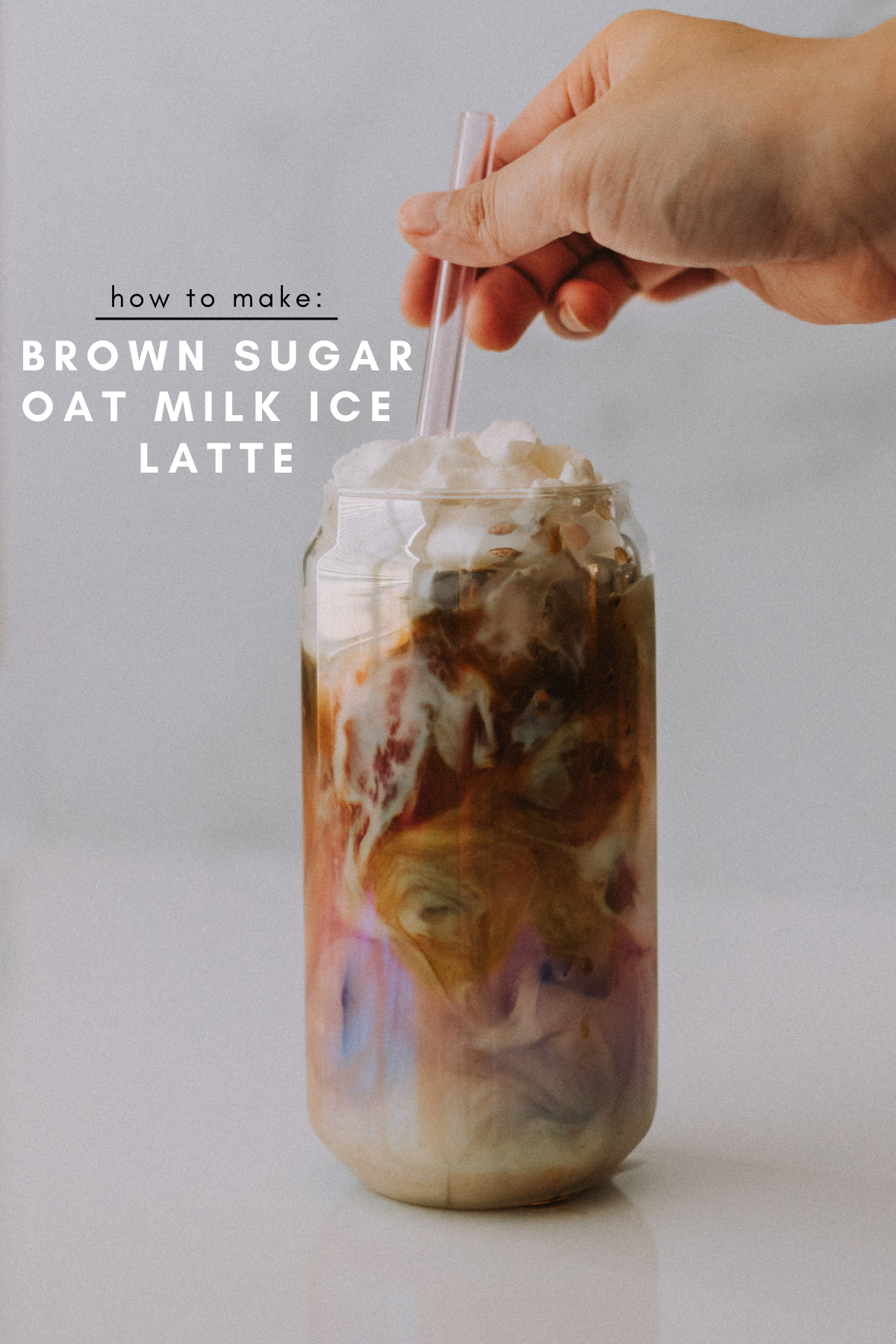 Brown Sugar Oak Milk Iced Latte Recipe