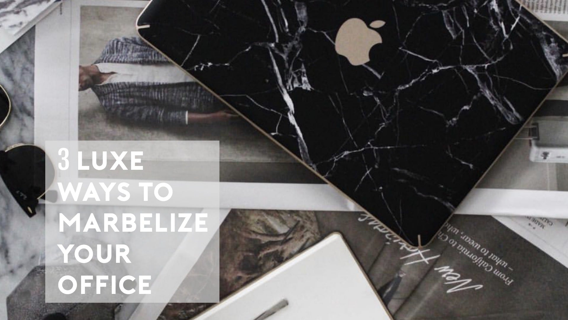 3 Luxe Ways to Marbleize Your Office